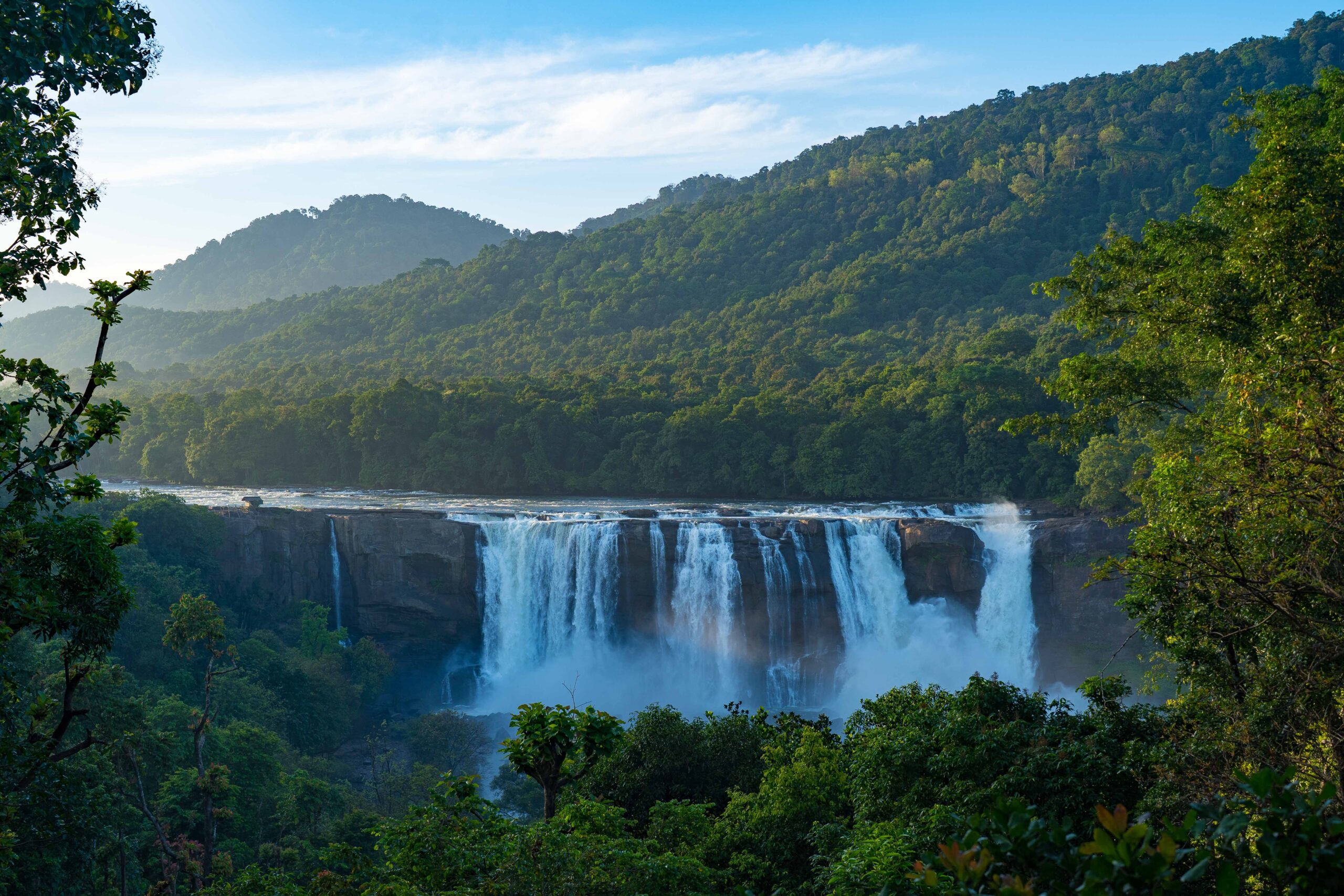 athirappilly waterfalls after the monsoons